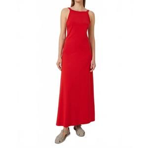NEW KOWTOW low back dress in red